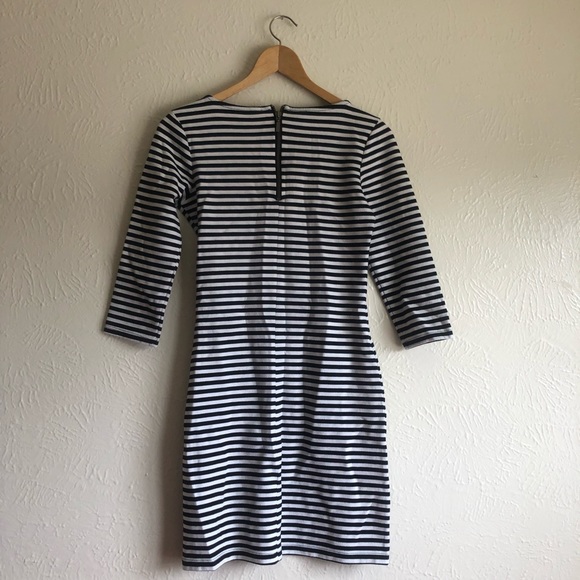Old Navy Black & White Striped Dress - Picture 2 of 4